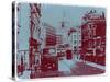 London Fleet Street-NaxArt-Stretched Canvas