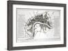 London Fortifications in 1642 and 1643, 1738-George Vertue-Framed Giclee Print