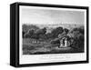 London from Greenwich Park, 1816-I Varrall-Framed Stretched Canvas