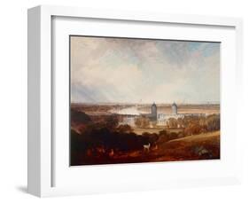 London from Greenwich Park-J M W Turner-Framed Giclee Print