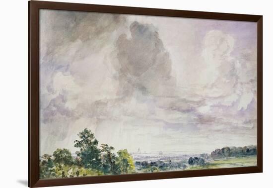 London from Hampstead Heath-John Constable-Framed Giclee Print