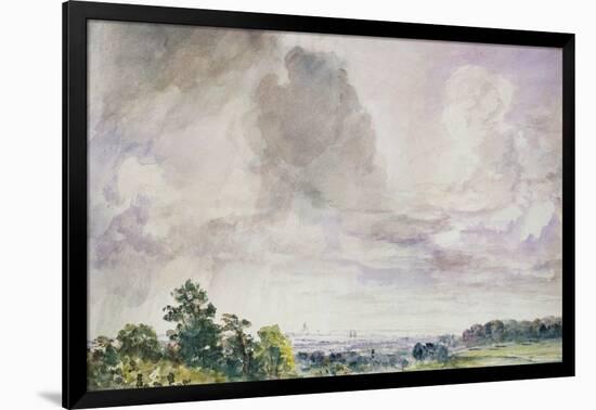 London from Hampstead Heath-John Constable-Framed Giclee Print