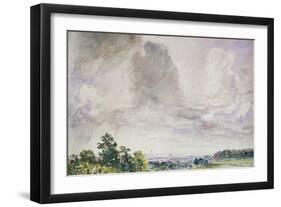 London from Hampstead Heath-John Constable-Framed Giclee Print