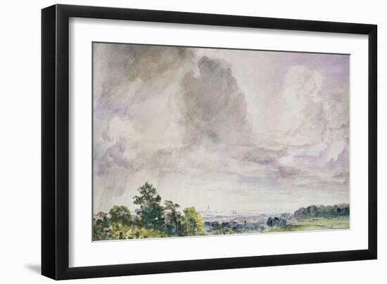 London from Hampstead Heath-John Constable-Framed Giclee Print