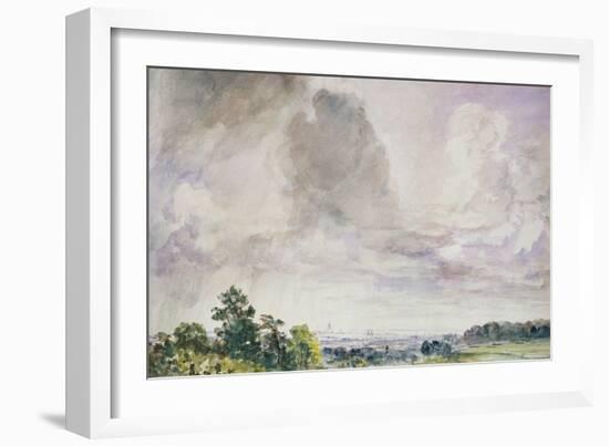 London from Hampstead Heath-John Constable-Framed Giclee Print