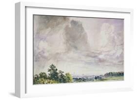 London from Hampstead Heath-John Constable-Framed Giclee Print