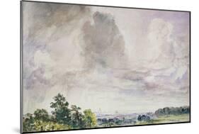 London from Hampstead Heath-John Constable-Mounted Giclee Print