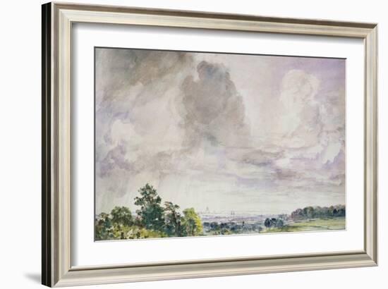 London from Hampstead Heath-John Constable-Framed Giclee Print