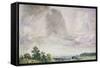 London from Hampstead Heath-John Constable-Framed Stretched Canvas