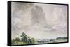 London from Hampstead Heath-John Constable-Framed Stretched Canvas