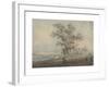 London from Highgate Hill-Thomas Girtin-Framed Premium Giclee Print