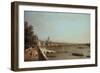 London from Somerset House-Canaletto-Framed Giclee Print