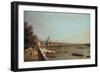 London from Somerset House-Canaletto-Framed Giclee Print