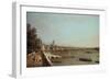 London from Somerset House-Canaletto-Framed Giclee Print