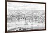 London from Temple Bar to Charing Cross, 1543-Anthonis van den Wyngaerde-Framed Giclee Print