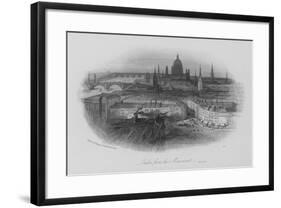 London from the Monument-null-Framed Giclee Print