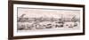 London from the River Thames, 1844-Frank Vizetelly-Framed Giclee Print