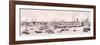 London from the River Thames, 1844-Frank Vizetelly-Framed Giclee Print