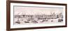 London from the River Thames, 1844-Frank Vizetelly-Framed Premium Giclee Print