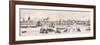 London from the River Thames, 1844-Frank Vizetelly-Framed Giclee Print