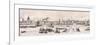 London from the River Thames, 1844-Frank Vizetelly-Framed Premium Giclee Print