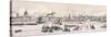 London from the River Thames, 1844-Frank Vizetelly-Stretched Canvas