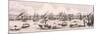 London from the River Thames, 1844-Frank Vizetelly-Mounted Giclee Print