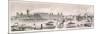 London from the River Thames, 1844-Frank Vizetelly-Mounted Premium Giclee Print