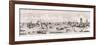 London from the River Thames, 1844-Frank Vizetelly-Framed Premium Giclee Print