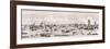 London from the River Thames, 1844-Frank Vizetelly-Framed Giclee Print