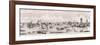 London from the River Thames, 1844-Frank Vizetelly-Framed Giclee Print