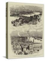 London, from the Top of St Paul's Cathedral-William Lionel Wyllie-Stretched Canvas