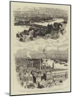 London, from the Top of St Paul's Cathedral-William Lionel Wyllie-Mounted Giclee Print