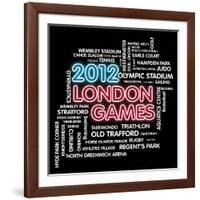 London Games-Tom Frazier-Framed Art Print