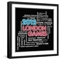 London Games-Tom Frazier-Framed Giclee Print