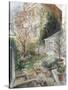 London Garden-Mary Kuper-Stretched Canvas