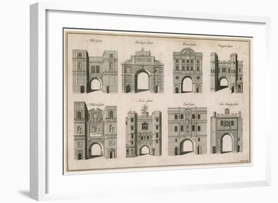 London Gates-null-Framed Giclee Print