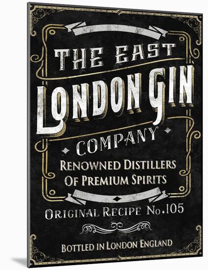 London Gin-null-Mounted Giclee Print