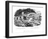 London Going Out of Town or the March of Bricks and Mortar, 1829-George Cruikshank-Framed Giclee Print