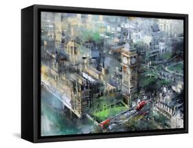 London Green - Big Ben-Mark Lague-Framed Stretched Canvas
