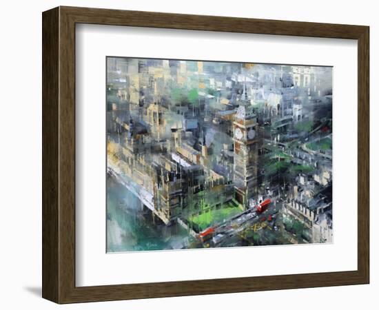 London Green - Big Ben-Mark Lague-Framed Art Print