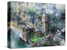 London Green - Big Ben-Mark Lague-Stretched Canvas