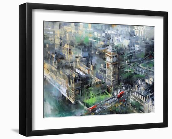 London Green - Big Ben-Mark Lague-Framed Art Print