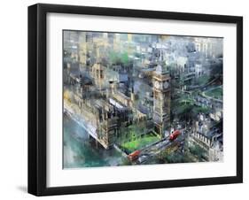 London Green - Big Ben-Mark Lague-Framed Art Print