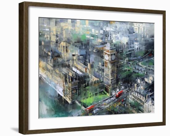 London Green - Big Ben-Mark Lague-Framed Art Print