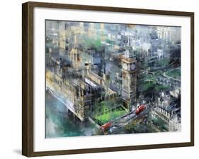 London Green - Big Ben-Mark Lague-Framed Art Print