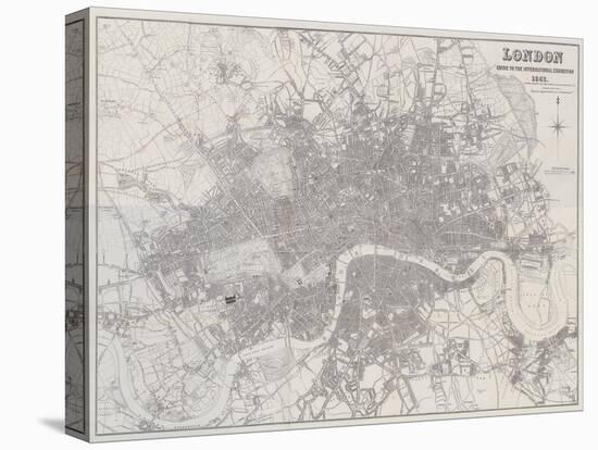 London, Guide to the International Exhibition, 1862-John Dower-Stretched Canvas