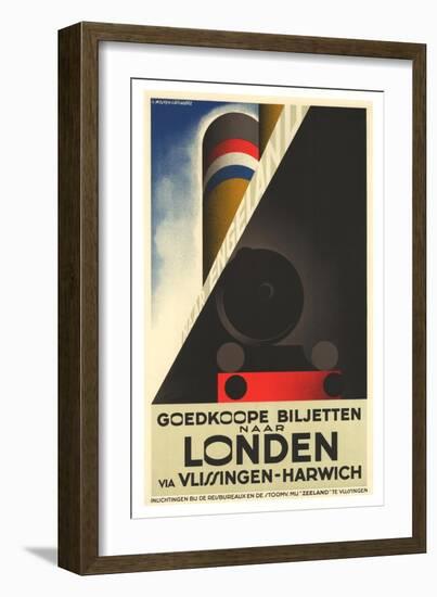 London Harwich-Vintage Apple Collection-Framed Giclee Print