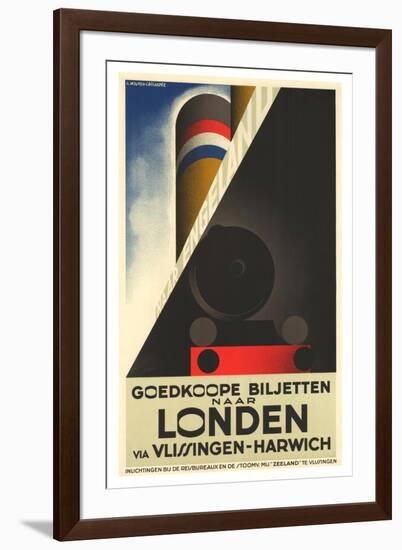 London Harwich-Vintage Apple Collection-Framed Giclee Print