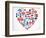 London Heart-Marish-Framed Art Print